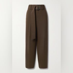 ‼️RARE‼️NWOT Vince wool sculpted wide leg straight leg pants with belt